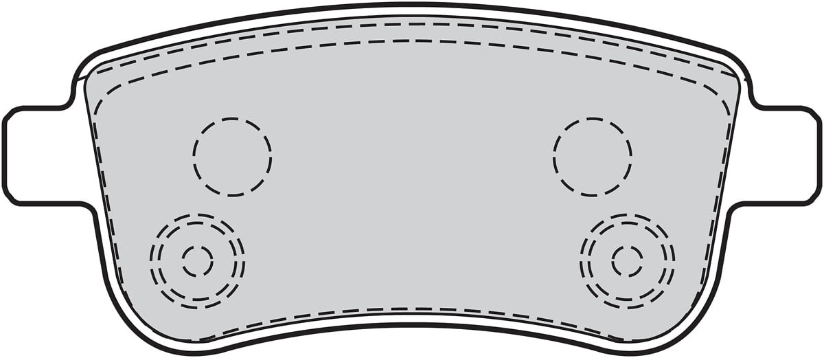 Jeu de 4 plaquettes de frein VALEO ref. 302101
